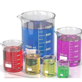 Borucam 400 ml Kısa Form Cam Beher